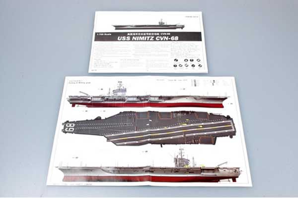 USS NIMITZ CVN-68 (Trumpeter 05714) 1/700