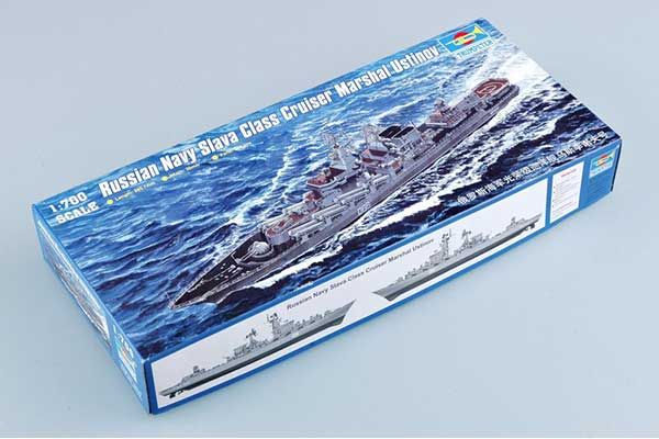 Ракетный крейсер Маршал Устинов (Trumpeter 05722) 1/700