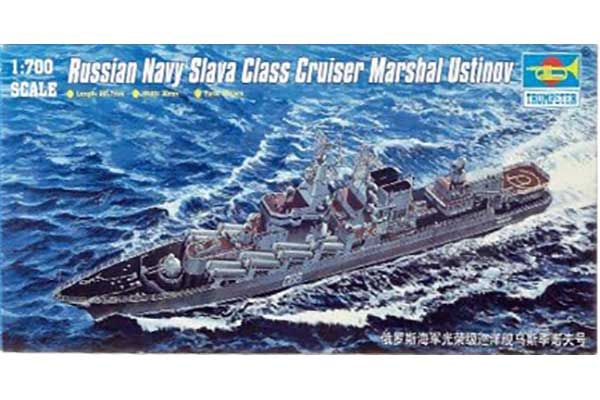 Ракетный крейсер Маршал Устинов (Trumpeter 05722) 1/700