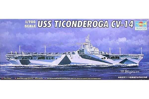 USS TICONDEROGA CV-14 (Trumpeter 05736) 1/700 USS TICONDEROGA CV-14 (Trumpeter 05736) 1/700