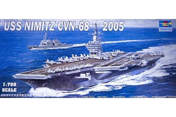 USS NIMITZ CVN-68 2005 (Trumpeter 05739) 1/700 USS NIMITZ CVN-68 2005 (Trumpeter 05739) 1/700