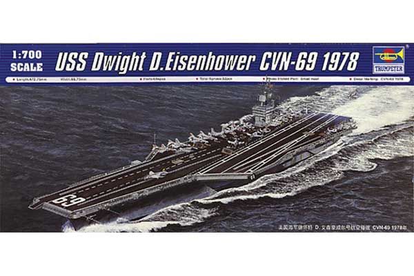 USS Dwight D.Eisenhower CVN-69 1978 (Trumpeter 05753) 1/700 USS Dwight D.Eisenhower CVN-69 1978 (Trumpeter 05753) 1/700