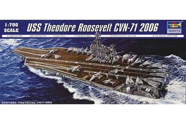 USS Theodore Roosevelt CVN-71 2006 (Trumpeter 05754) 1/700 USS Theodore Roosevelt CVN-71 2006 (Trumpeter 05754) 1/700
