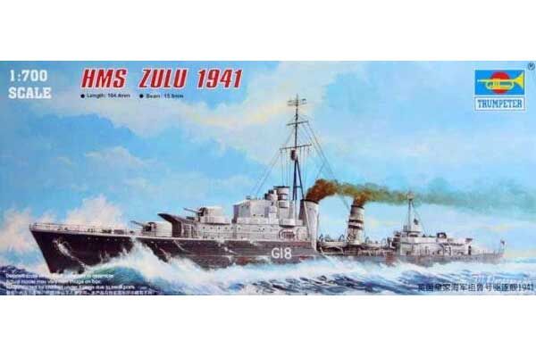 HMS Zulu 1941 (Trumpeter 05758) 1/700 HMS Zulu 1941 (Trumpeter 05758) 1/700