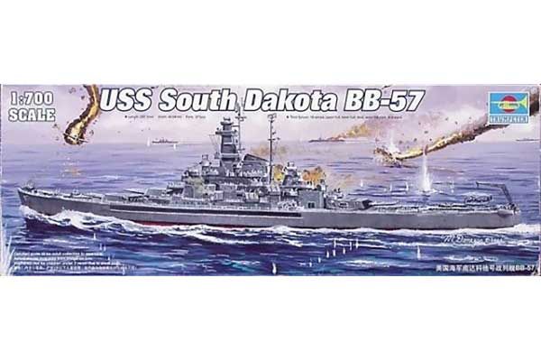 U.S.S. South Dakota BB-57 (Trumpeter 05760) 1/700 U.S.S. South Dakota BB-57 (Trumpeter 05760) 1/700