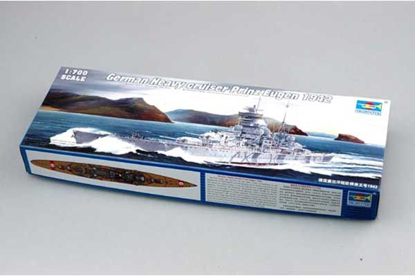 Немецкий крейсер Prinz Eugen 1942 (Trumpeter 05766) 1/700