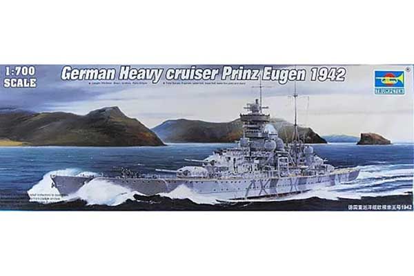 Німецький крейсер Prinz Eugen 1942 (Trumpeter 05766) 1/700 Німецький крейсер Prinz Eugen 1942 (Trumpeter 05766) 1/700