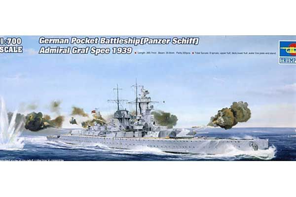 Panzer Schiff Admiral Graf Spee 1939 (Trumpeter 05774) 1/700 Panzer Schiff Admiral Graf Spee 1939 (Trumpeter 05774) 1/700