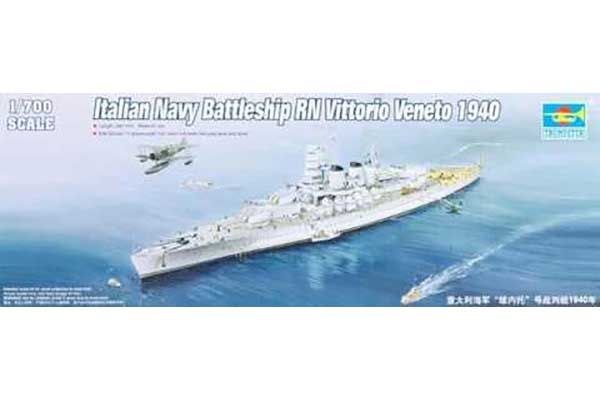 Італійський лінкор RN Vittorio Veneto 1940 (Trumpeter 05779) 1/700