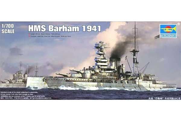 HMS Barham 1941 (Trumpeter 05798) 1/700