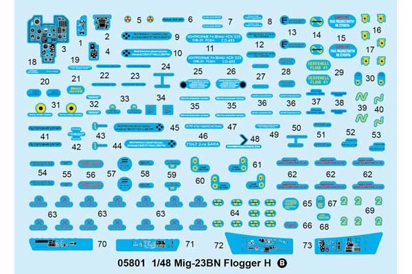 МіГ-23БН Flogger H (Trumpeter 05801) 1/48