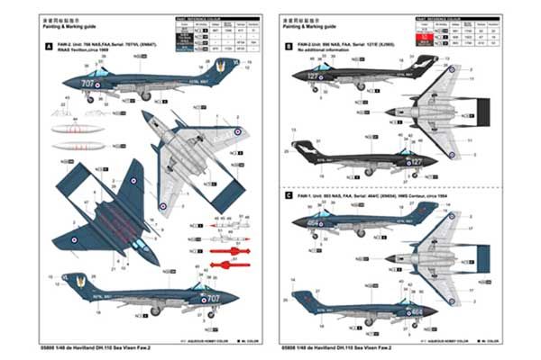 de Havilland DH.110 Sea Vixen Faw.2 (Trumpeter 05808) 1/48