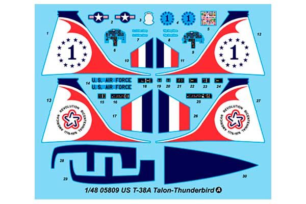 T-38A Talon - Thunderbird (Trumpeter 05809) 1/48