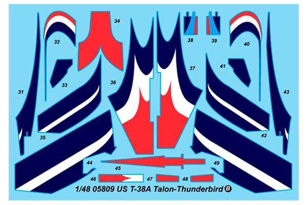 T-38A Talon - Thunderbird (Trumpeter 05809) 1/48