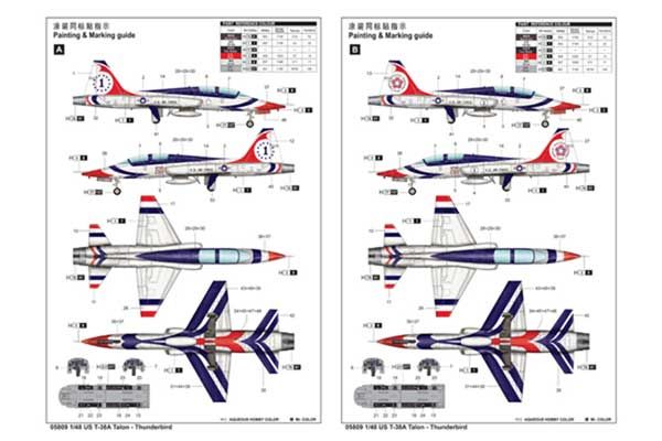 T-38A Talon - Thunderbird (Trumpeter 05809) 1/48