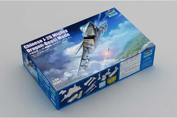 J-20 Mighty Dragon-Beast Mode (Trumpeter 05821) 1/48