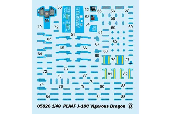 PLAAF J-10C Vigorous Dragon (Trumpeter 05826) 1/48