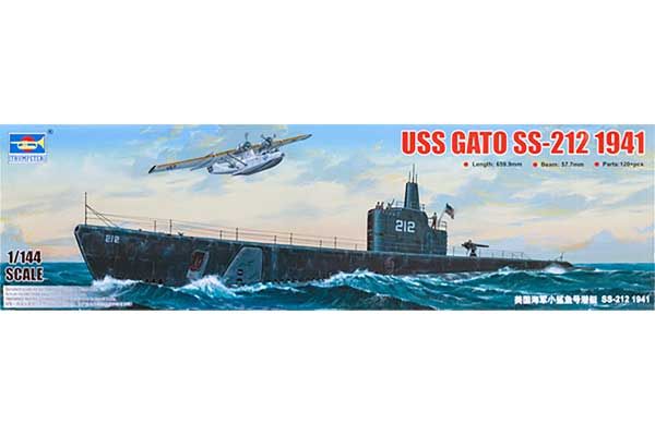 USS GATO SS-212 1941 (Trumpeter 05905) 1/144