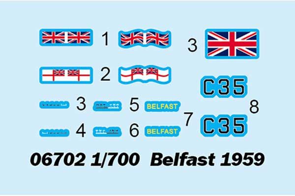 Belfast 1959 (Trumpeter 06702) 1/700