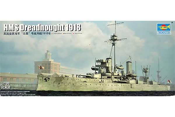 HMS Dreadnought 1918 (Trumpeter 06706) 1/700