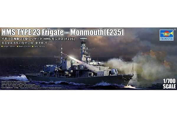 HMS TYPE 23 Frigate – Monmouth (F235) (Trumpeter 06722) 1/700