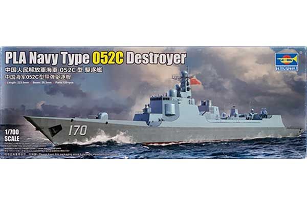 Эсминец Type 052C ВМС Китаю (Trumpeter 06730) 1/700
