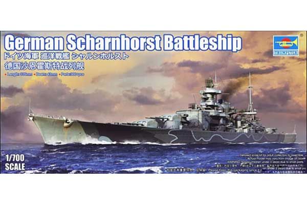 Німецький лінкор Scharnhorst (Trumpeter 06737) 1/700 Німецький лінкор Scharnhorst (Trumpeter 06737) 1/700