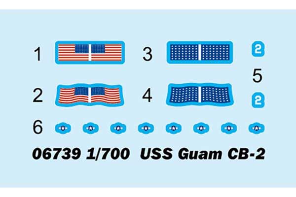 USS Guam CB-2 (Trumpeter 06739) 1/700