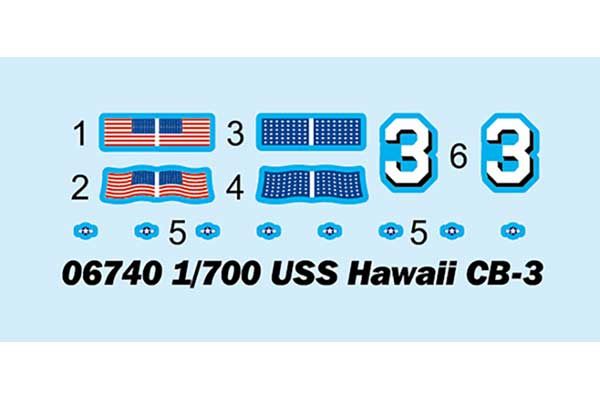 USS Hawaii CB-3 (Trumpeter 06740) 1/700