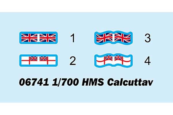 HMS Calcutta (Trumpeter 06741) 1/700