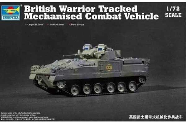Warrior британская боевая машина пехоты (Trumpeter 07101) 1/72 Warrior британская боевая машина пехоты (Trumpeter 07101) 1/72