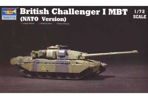 Challenger I версия НАТО (TRUMPETER 07106) 1/72