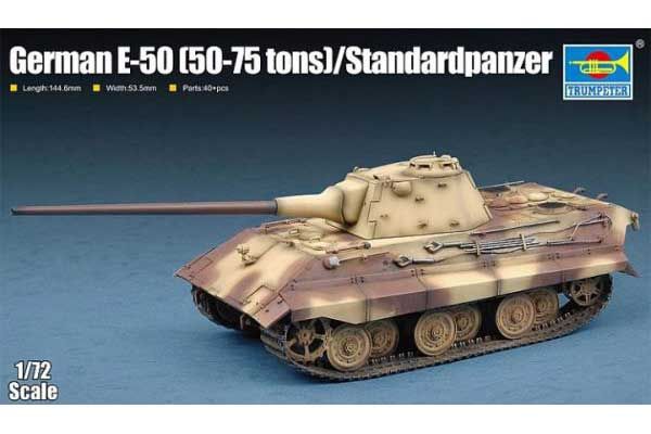 E-50 (50-75 tons) Standardpanzer (TRUMPETER 07123) 1/72 E-50 (50-75 tons) Standardpanzer (TRUMPETER 07123) 1/72