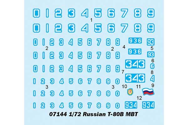 Т-80Б (TRUMPETER 07144) 1/72