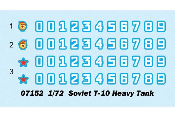 Т-10 тяжелый танк (TRUMPETER 07152) 1/72
