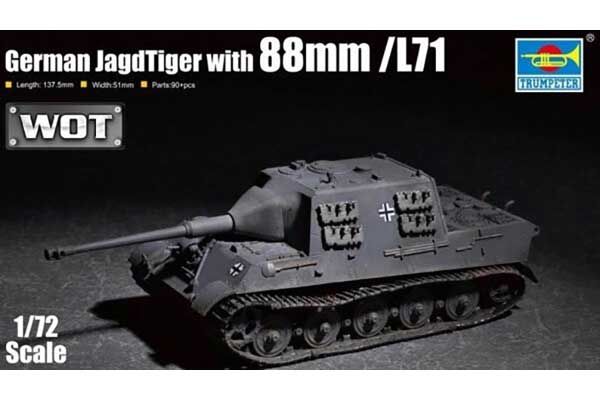 JagdTiger with 88mm /L71 (Trmpeter 07166) 1/72