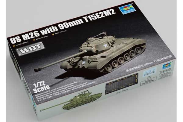 M26 з 90мм гарматою T15E2M2 (Trumpeter 07170) 1/72