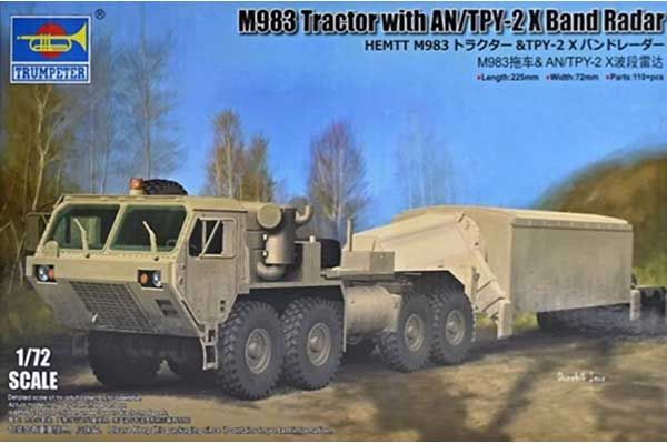 M983 тягач с радаром AN/TPY-2 X (Trumpeter 07177) 1/72