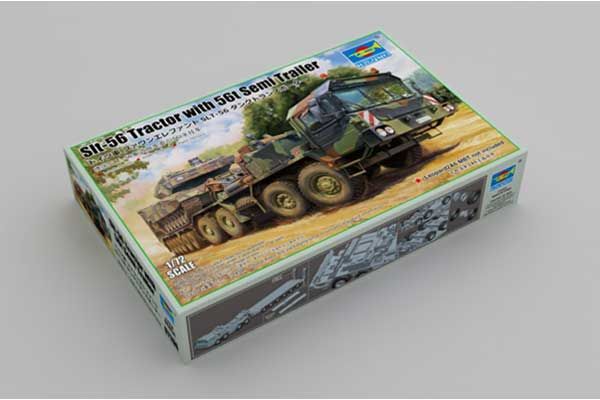 Slt-56 тягач с напівпричепом 56т (Trumpeter 07196) 1/72