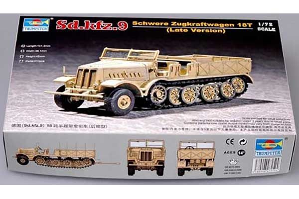 Sd.Kfz.9 Schwere Zugkraftwagen 18t (Trumpeter 07252) 1/72