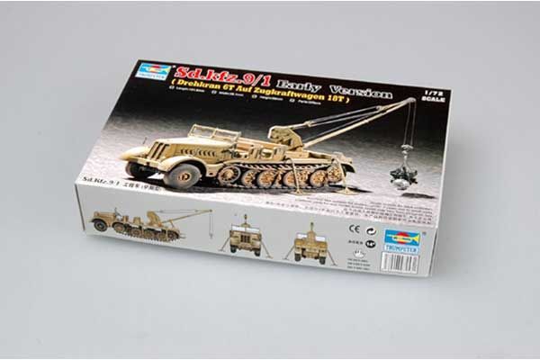 Drehkran 6t auf Zugkraftwagen 18t (Sd.kfz.9/1 ранней версии) (Trumpeter 07253) 1/72