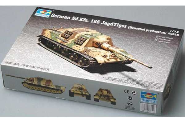 Sd.kfz.186 Jagdtiger (виробництва Henschel) (Trumpeter 07254) 1/72