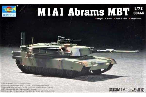 M1A1 Abrams (TRUMPETER 07276) 1/72 M1A1 Abrams (TRUMPETER 07276) 1/72