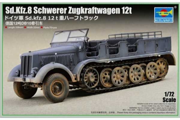 Sd.Kfz.8 Schwerer Zugkraftwagen 12t (Trumpeter 07403) 1/72