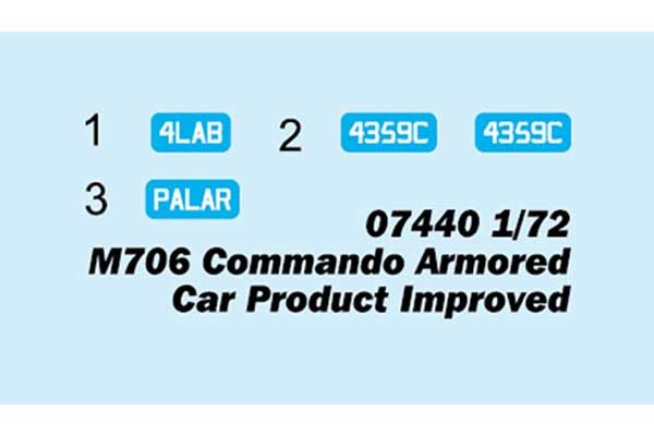 M706 Commando Armored Car Product Improved (Trumpeter 07440) 1/72