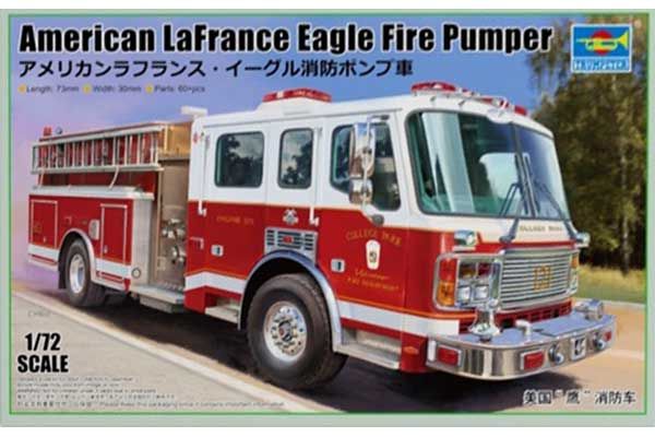 Американский пожарный автомобиль LaFrance Eagle (Trumpeter 07445) 1/72 Американский пожарный автомобиль LaFrance Eagle (Trumpeter 07445) 1/72