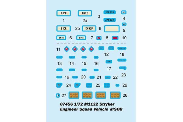 M1132 Stryker машина инженерной команды (Trumpeter 07456) 1/72