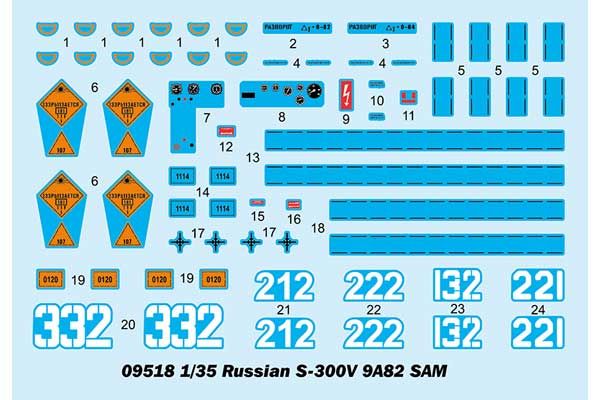 ЗРК С-300В 9А82 (Trumpeter 09518) 1/35