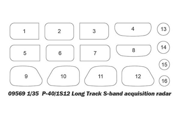 П-40 / 1С12 подвижная станция обнаружения целей (Trumpeter 09569) 1/35