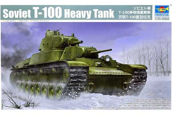 Т-100 советский тяжелый танк (Trumpeter 09590) 1/35